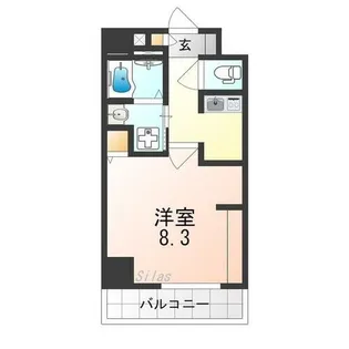 大阪府堺市堺区神明町西1丁【マンション】の間取り