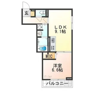 LEGALO伏見【2階】の間取り