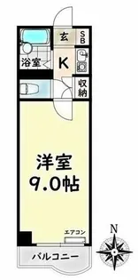 愛知県名古屋市瑞穂区堀田通7丁目【マンション】の間取り