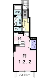 グレース参番館【1階】の間取り