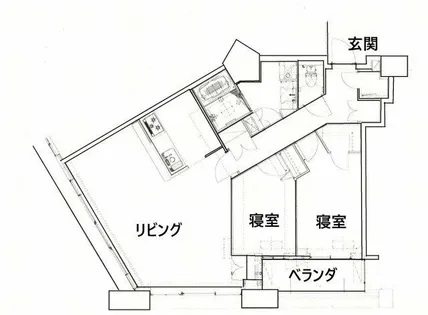 アイタワー【23号室】の間取り