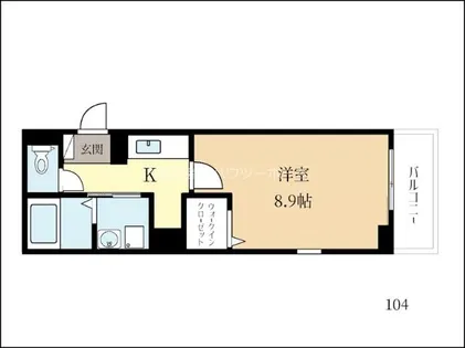 プランドール アイ【1階】の間取り