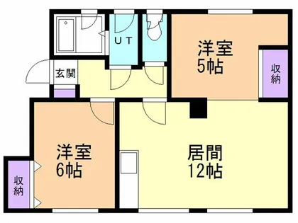 リヴェール中島【405号室】の間取り