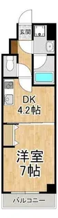 エンゼルプラザ大津長等【9階】の間取り