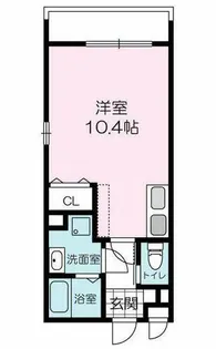 スリールS【202号室】の間取り