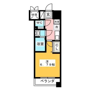 インプルーブ鶴舞【8階】の間取り