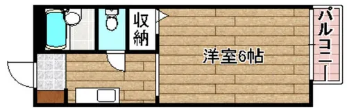 アクセス【201号室】の間取り