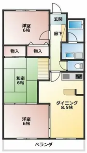 ラヴィエセレナード【502号室】の間取り