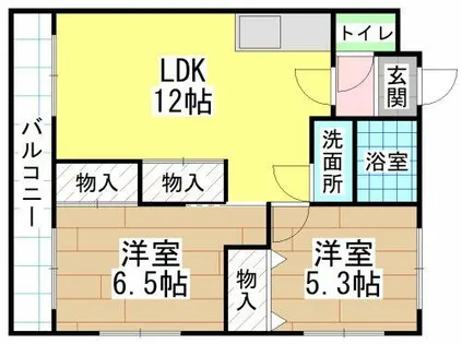 イムズヒル別院【2階】の間取り