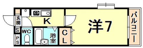 ステラハウス20【1階】の間取り