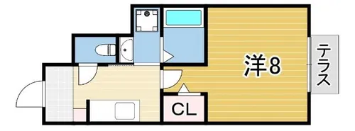 チェリードーレ【1階】の間取り