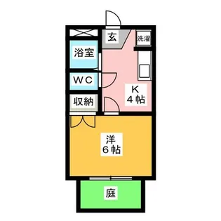 エスペランサ日比津【1階】の間取り