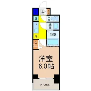 メイクスアート大曽根【6階】の間取り