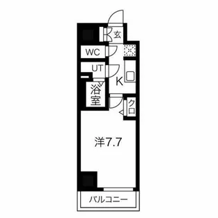 ディアレイシャス尾頭橋【13階】の間取り