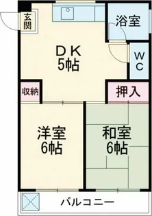 一歩堂マンション【4階】の間取り