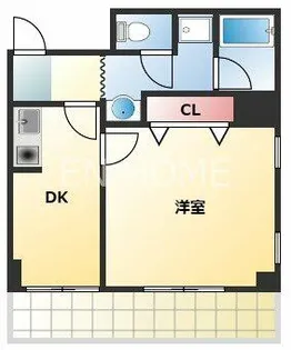 サンライズ南船場【504号室】の間取り