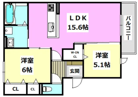 シティエル【3階】の間取り