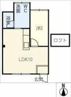 EILAT(エラット)【102号室】の間取り