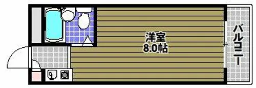 エスティライフ富田林【5階】の間取り