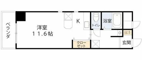 ブランメゾン堀川【3階】の間取り