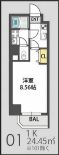 ES-Grande大阪同心【8階】の間取り