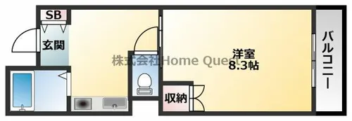 エンゼルハイツ小阪本町【5階】の間取り