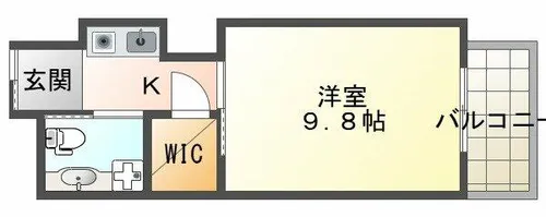 ジュリオ朝霧【3階】の間取り
