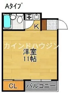 カーサヴェールキタノ【3階】の間取り