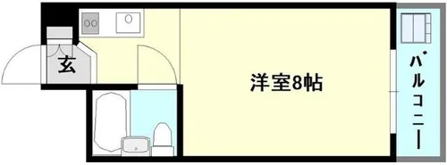 グリーンハイツ北野田【102号室】の間取り