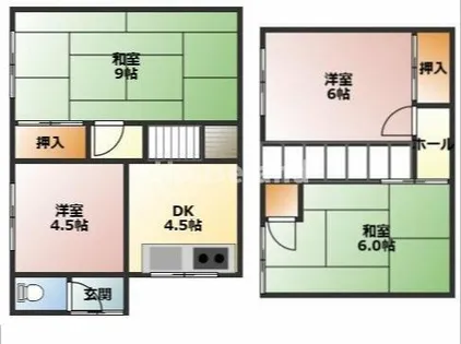 和歌山県和歌山市和歌浦東4丁目【一戸建】の間取り