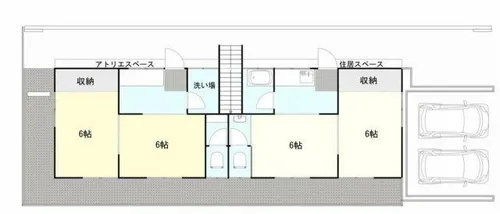 C&A【101号室】の間取り