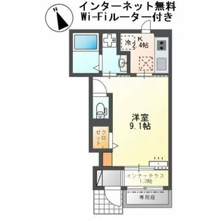 ステラータ【1階】の間取り