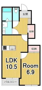 Angelo Due【1階】の間取り