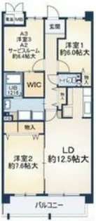 プロスペリテ【3階】の間取り