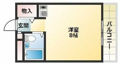 オリタマンション【5階】の間取り