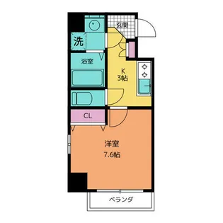 LEXCEED izumi【4階】の間取り