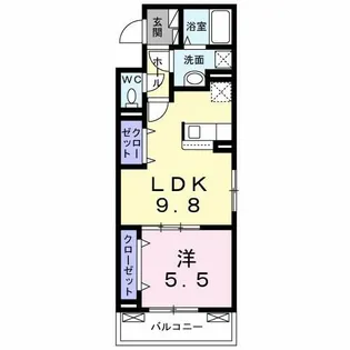 GRANDIO 春岡【3階】の間取り