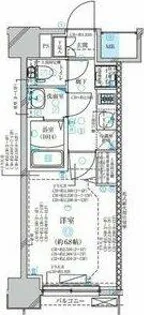 ディアレイシャス名古屋太閤通Ⅲ【5階】の間取り
