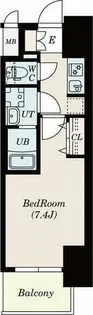 S-RESIDENCE豊国通【14階】の間取り