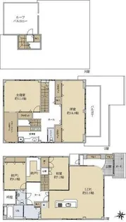 愛知県名古屋市西区枇杷島5丁目【一戸建】の間取り