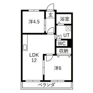 コトブキ第一ビル【2階】の間取り