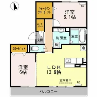サクセスV【3階】の間取り