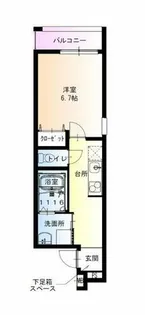 フジパレス阪急武庫之荘駅西 Ⅲ番館【1階】の間取り