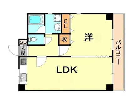 ワコーレ甲南【6階】の間取り