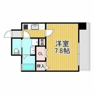 ミラージュパレス難波東レジデンス【10階】の間取り