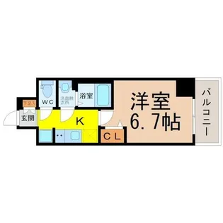 プレサンス大須観音ビザリア【9階】の間取り