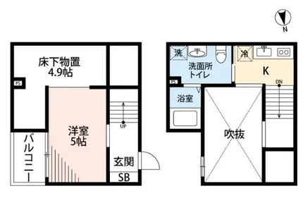 Qiara(キアラ)【1階】の間取り