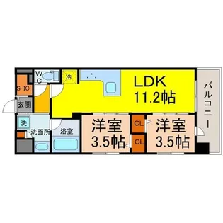 プレサンスジェネ上前津【9階】の間取り