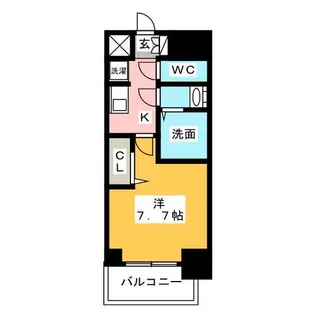 プレサンス東別院駅前Ⅱ【5階】の間取り