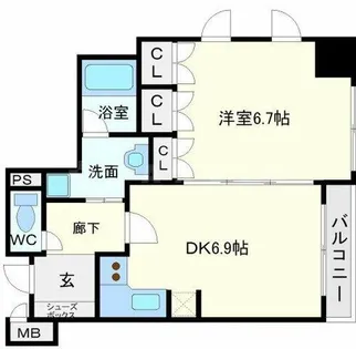 KAISEI本町【5階】の間取り